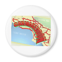 Carmageddon Will Los Angeles Freeways be the same? Fridge Magnets