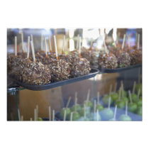 Carmel apples, Pioneer Square, Seattle,