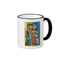 Carmel, California - Large Letter Scenes Mugs