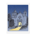 Carmel Mission at Christmas postcards