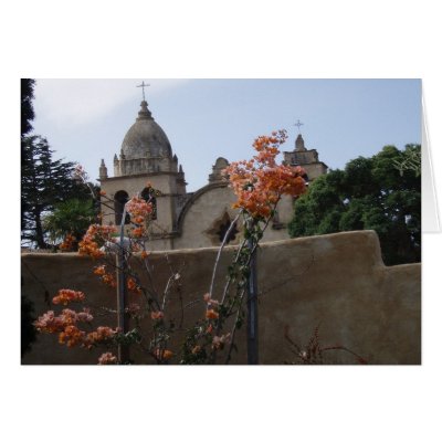Carmel Mission Greeting Cards by nancyro