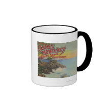 Carmel, Monterey, & Pacific Grove, CA - Welcomes Mug