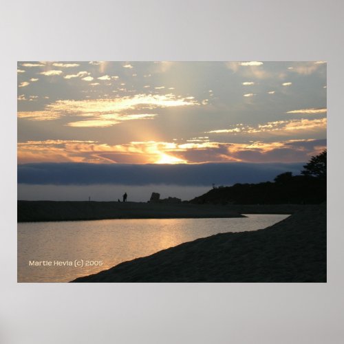 Carmel Sunset Couple zazzle_print