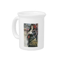 Carmencita by Lovis Corinth Beverage Pitcher