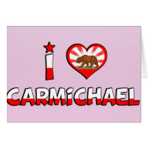 Carmichael, CA Greeting Card