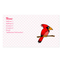 Carmichael Cardinal Business Cards