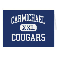 Carmichael Cougars Middle Richland Greeting Card