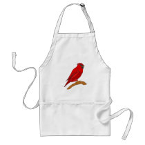 Carmine Cardinal aprons by BisforBirds Carmine Cardinal aprons