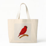 Carmine Cardinal Tote Bags