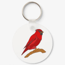 Carmine Cardinal keychains