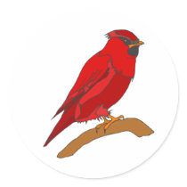 Carmine Cardinal stickers