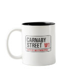 Carnaby Street sign mugs