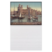 Carnarvon Castle Vintage Photo stationery