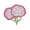 Carnation embroidered shirts