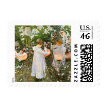 Carnation, Lily, Lily, Rose by John Singer Sargent Stamp
