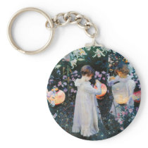 Carnation, Lily, Lily, Rose - John Singer Sargent Keychains