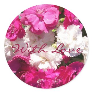 carnations, With Love sticker