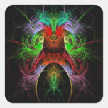 Carnaval Abstract Art Square Sticker