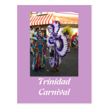 Carnaval en Trinidad Tarjeta Postal