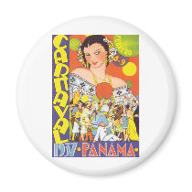 Carnaval in Panama Fridge Magnets