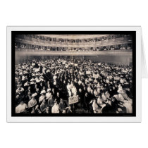 Carnegie Hall Rally Photo 1908 cards
