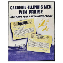 Carnegie - Illinois Men Win Praise Flyers