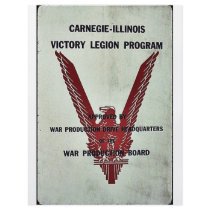 Carnegie-Illinois Victory Legion Program Flyers