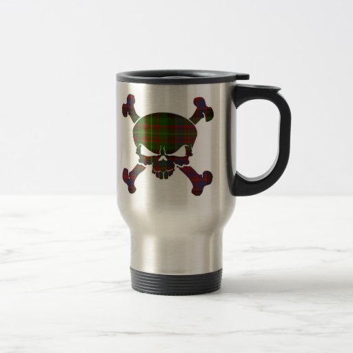 Carnegie Tartan Skull No Banner Mug