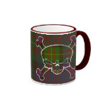 Carnegie Tartan Skull No Banner Mug