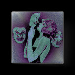 Carnevale Lovers Button
