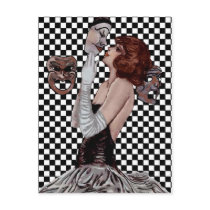 Carnevale Lovers Postcard