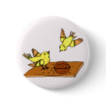 Carnie & Carny Canary Pinback Buttons