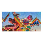 Carnival - A most colorful ride Custom Photo Card