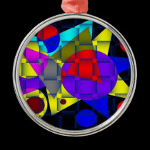 Carnival abstract ornaments