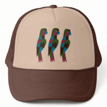 Carnival at the Zoo - 3 Parrots hats by lonvig Carnival at the Zoo - 3 Parrots hats