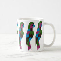 Carnival at the Zoo - 7 Parrots mugs by lonvig Carnival at the Zoo - 7 Parrots mugs
