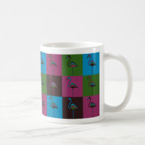 Carnival at the Zoo - 9 Flamingos mugs by lonvig Carnival at the Zoo - 9 Flamingos mugs