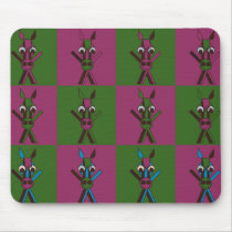 Carnival at the Zoo - 9 Zebastians mousepads