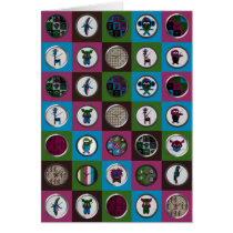 Carnival at the Zoo - Art Clocks - Clock Art cards