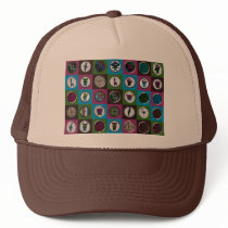 Carnival at the Zoo - Art Clocks - Clock Art hats by lonvig Carnival at the Zoo - Art Clocks - Clock Art hats