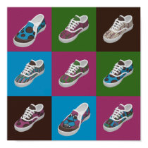 Carnival at the Zoo - Art-Shoes - Shoe-Art posters