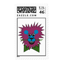 Carnival at the Zoo - Mister Lion postage