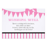Carnival Baby Shower Wishing Well Card Personalized Announcements