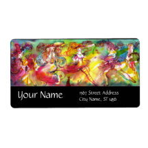 CARNIVAL BALLET / Venetian Masquerade,Dance,Music Personalized Shipping Labels