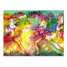 CARNIVAL BALLET / Venetian Masquerade,Dance,Music Postcard