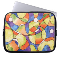 Carnival Balloons Abstract Laptop Bag laptop sleeves