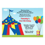 Carnival Birthday Party Invitation