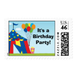 Carnival Birthday Postage Stamp