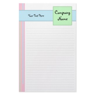 Carnival Candy Lined Stationery stationery