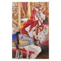Carnival - Carousel Horses Personalized Stationery